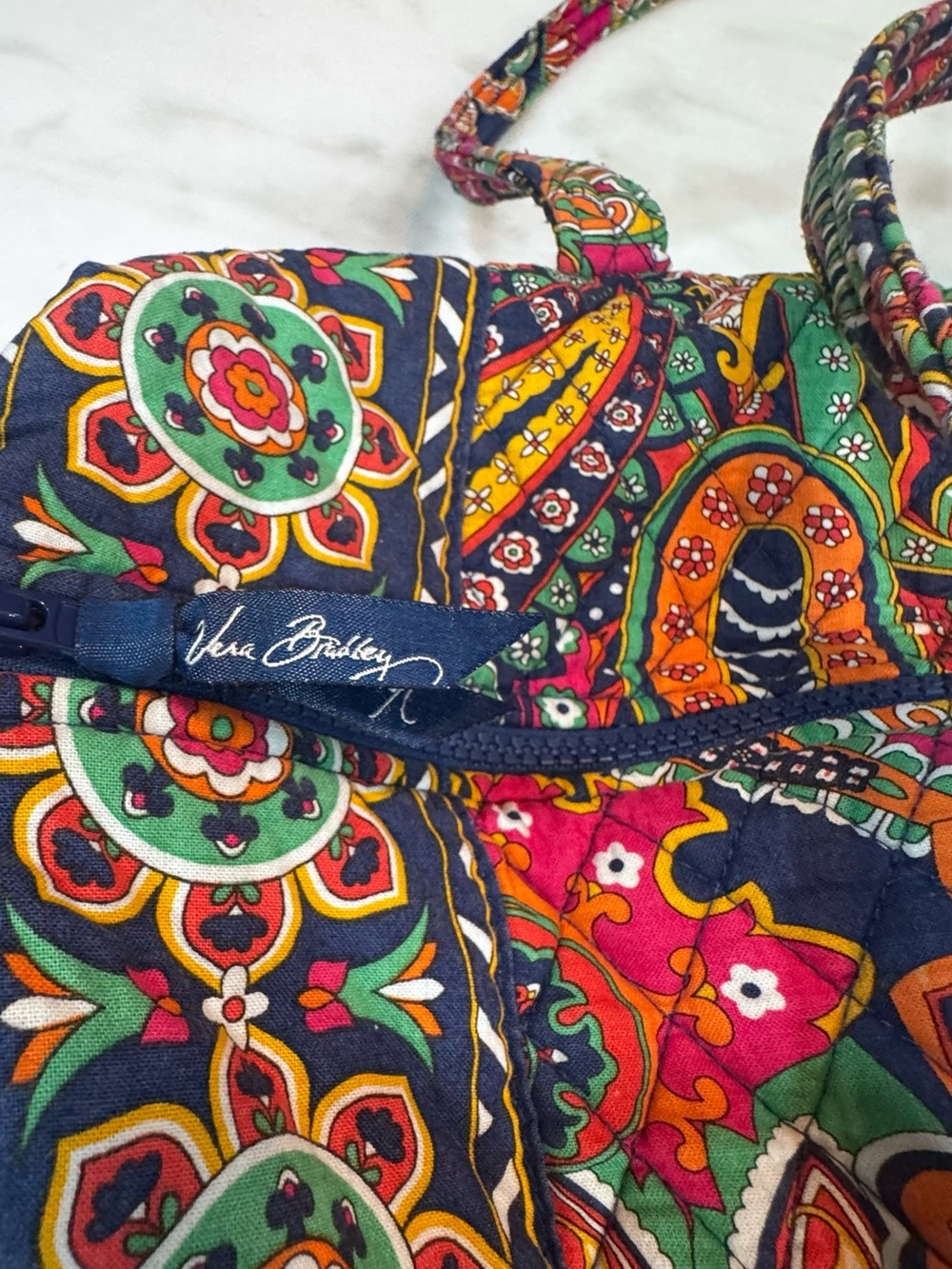 Vera Bradley Venetian Paisley Quilted Duffel Weekender Travel Bag
